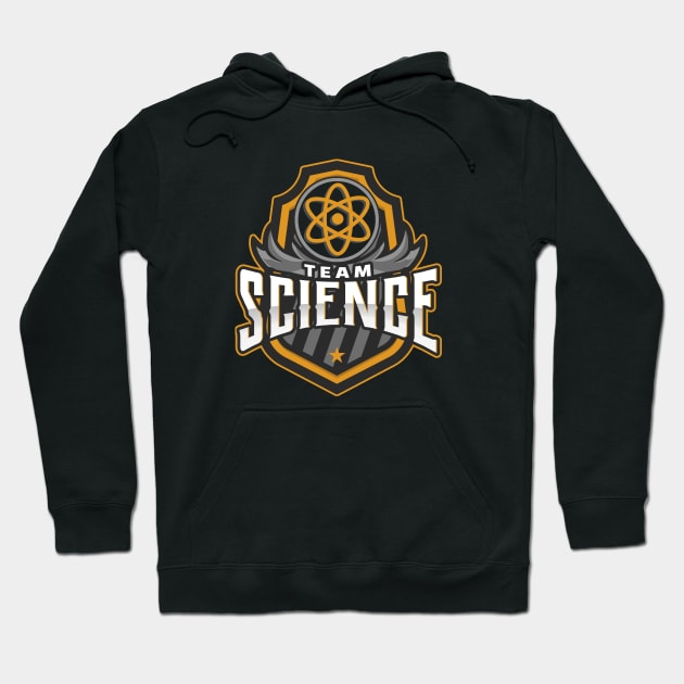 Team Science Gear Hoodie by orbitaledge